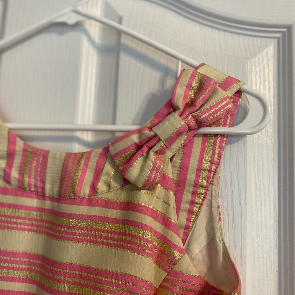 Lilly Pulitzer Candy Striper Bow Shift - Picture 5 of 8